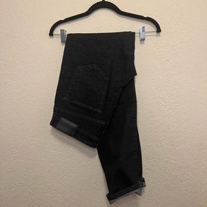 Lucky Brand 110 Slim Selvedge Black Denim Jeans 31x32